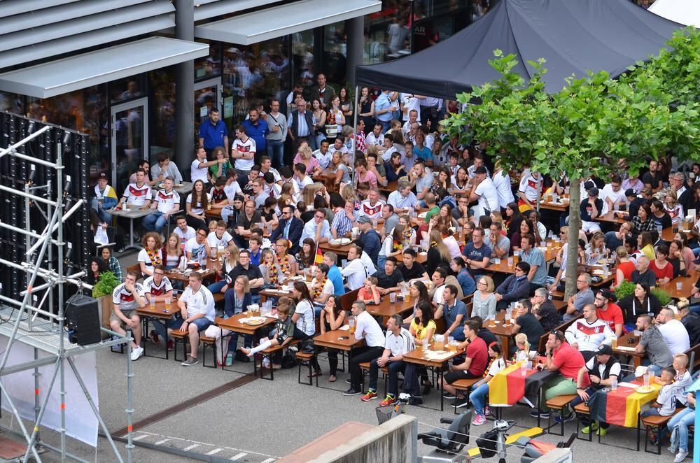 Public Viewing Reutlingen EM 2016 Deutschland - Nordirland