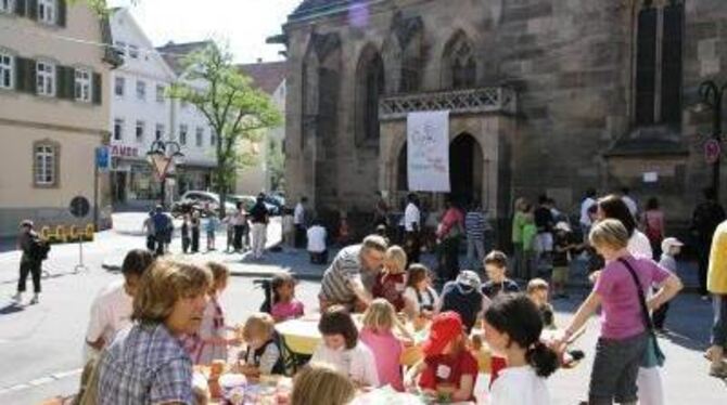 Marienkirche fest in Kinderhand beim Kirchentag für Jungs und Mädels. FOTO: STÖRK