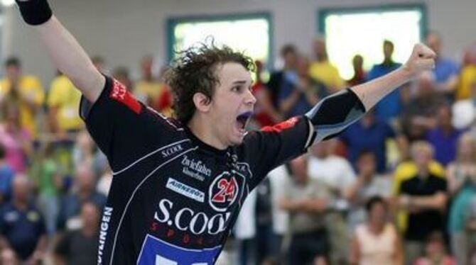 Hat den entscheidenden Siebenmeter verwandelt: Simon Oesterle.
FOTO: AVANTIME