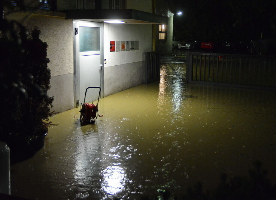 Hochwasser in der Region nach schweren Unwettern