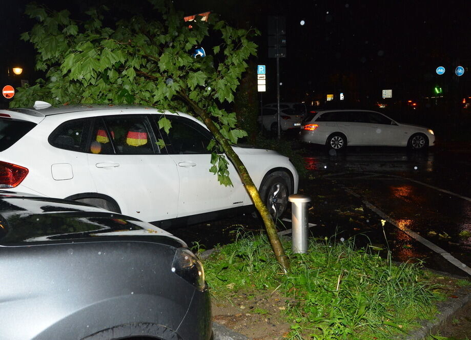 Hochwasser in der Region nach schweren Unwettern