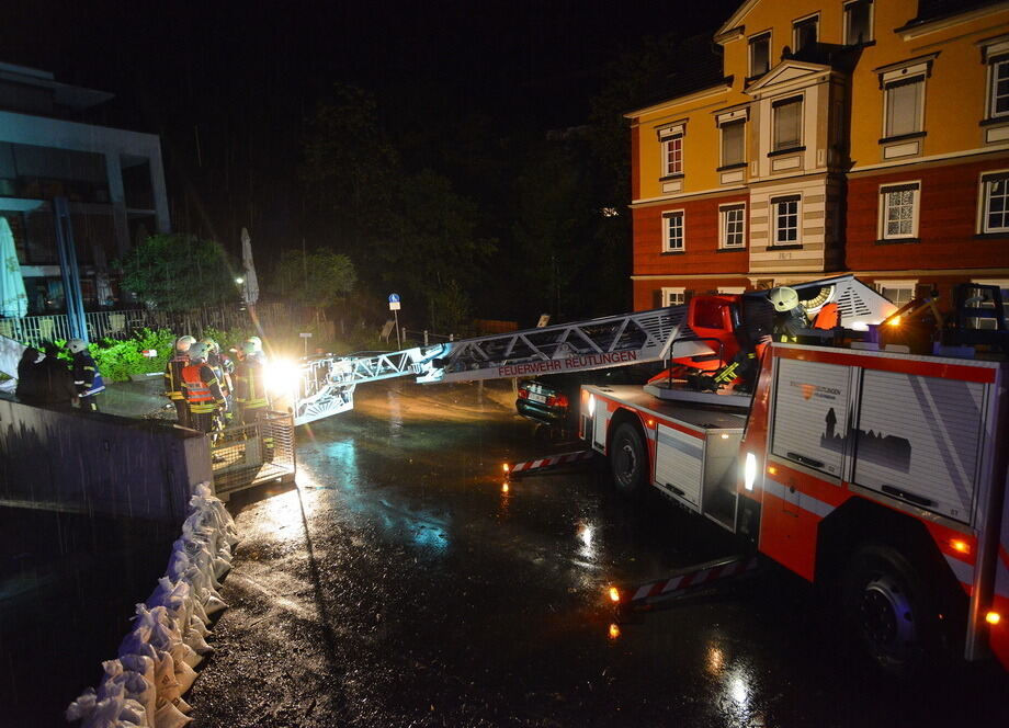Hochwasser in der Region nach schweren Unwettern