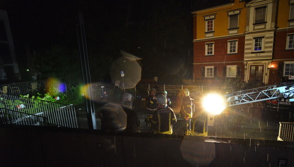 Hochwasser in der Region nach schweren Unwettern