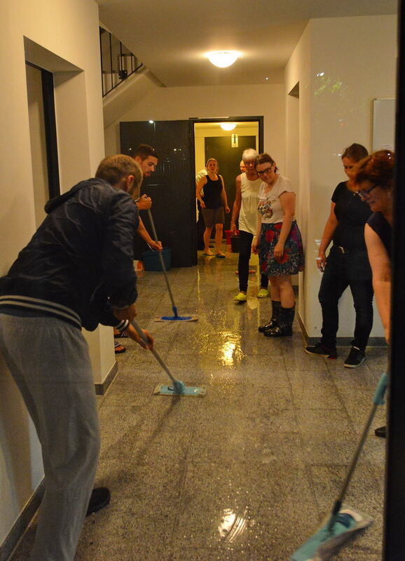 Hochwasser in der Region nach schweren Unwettern