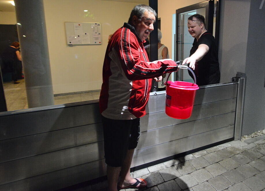 Hochwasser in der Region nach schweren Unwettern
