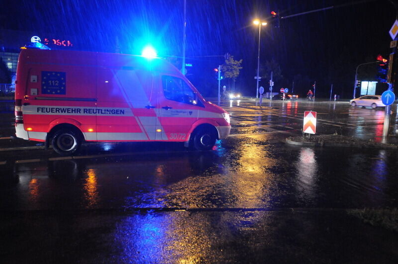 Hochwasser in der Region nach schweren Unwettern