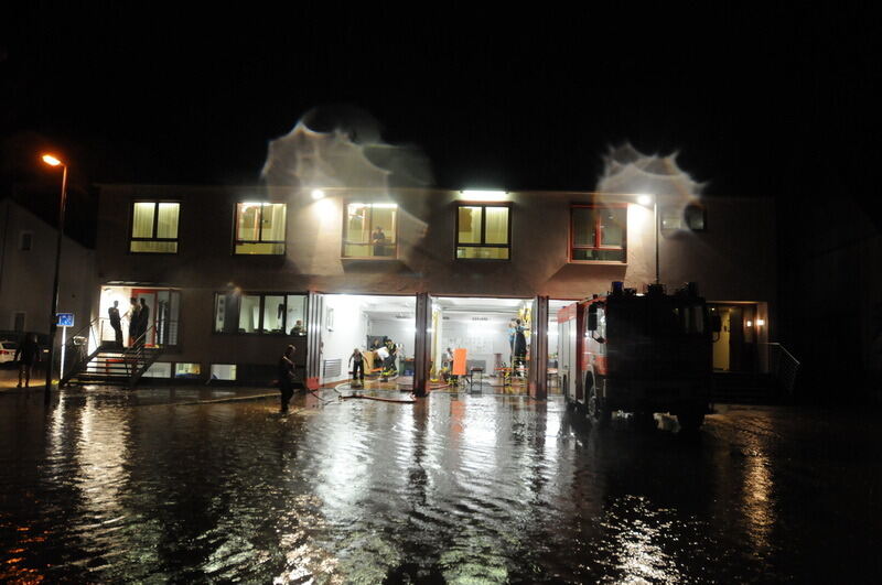 Hochwasser in der Region nach schweren Unwettern