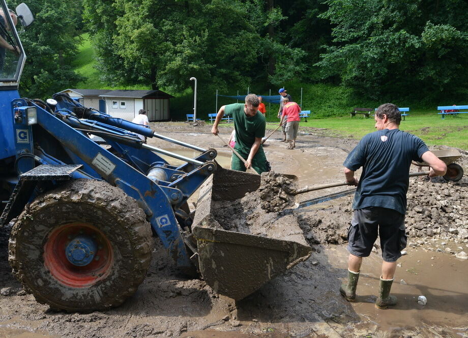 Hochwasser in der Region nach schweren Unwettern