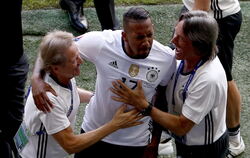 Jerome Boateng bejubelt seinen Treffer zum 1:0.