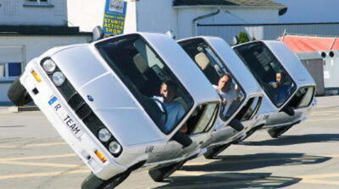 Stuntshow: Am Sonntag gastiert das Rübe-Team Reutlingen. FOTO: PR