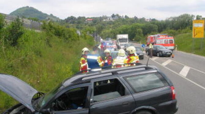 Für erhebliche Verkehrsbehinderungen hat heute ein Unfall vor dem Ursulabergtunnel gesorgt. FOTO: US