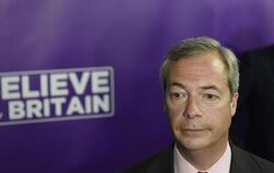 Der Chef der rechtspopulistischen britischen Partei Ukip, Nigel Farage, tritt zurück. Foto: Facundo Arrizabalaga