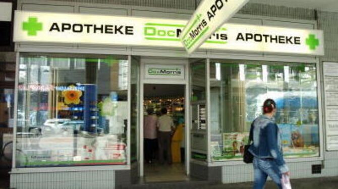 Der Internet-Apotheker DocMorris kann keine Filialenkette in Deutschland aufziehen. FOTO: DPA