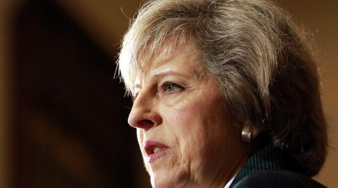 Als klare Favoritin gilt Innenministerin Theresa May. Sie plädierte für den Verbleib in der EU. Foto: Sean Dempsey