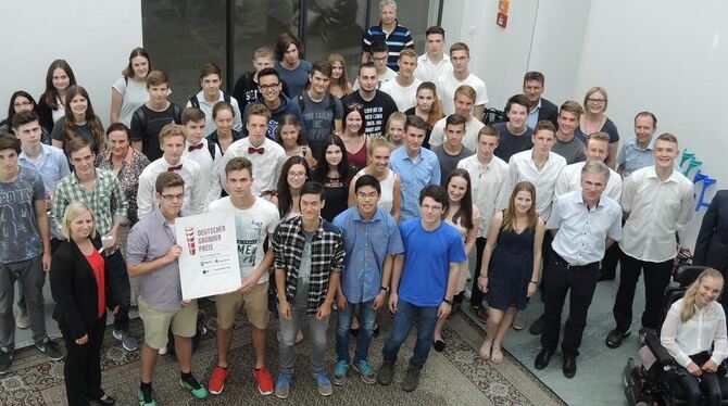Erneut beteiligten sich viele Schüler am Deutschen Gründerpreis. FOTO: PRIVAT