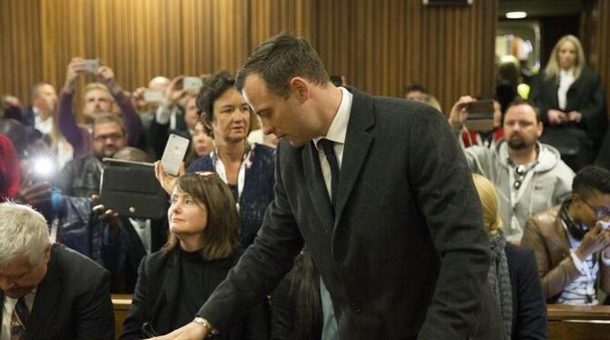 Pistorius ist wegen Totschlags an seiner Freundin verurteilt worden. Foto: Marco Longari