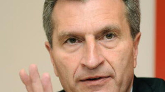 Günther Oettinger (CDU) sieht Reutlingen als idealen Gastgeber der Heimattage. FOTO: DPA