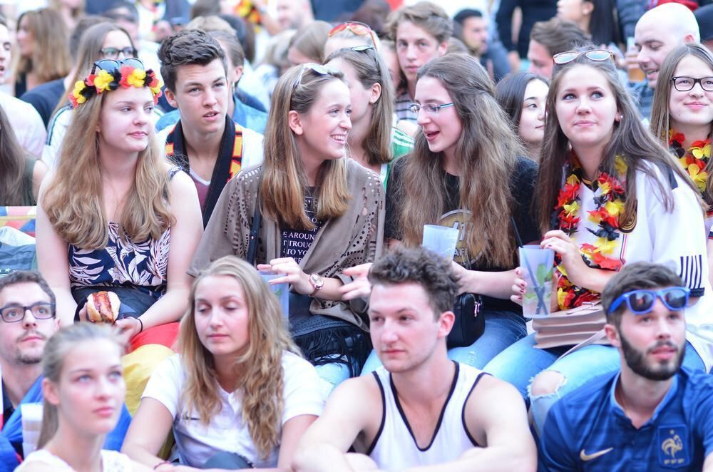 EM 2016 Deutschland - Frankreich Public Viewing in Reutlingen