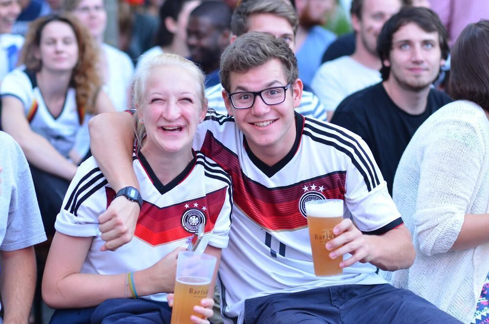 EM 2016 Deutschland - Frankreich Public Viewing in Reutlingen