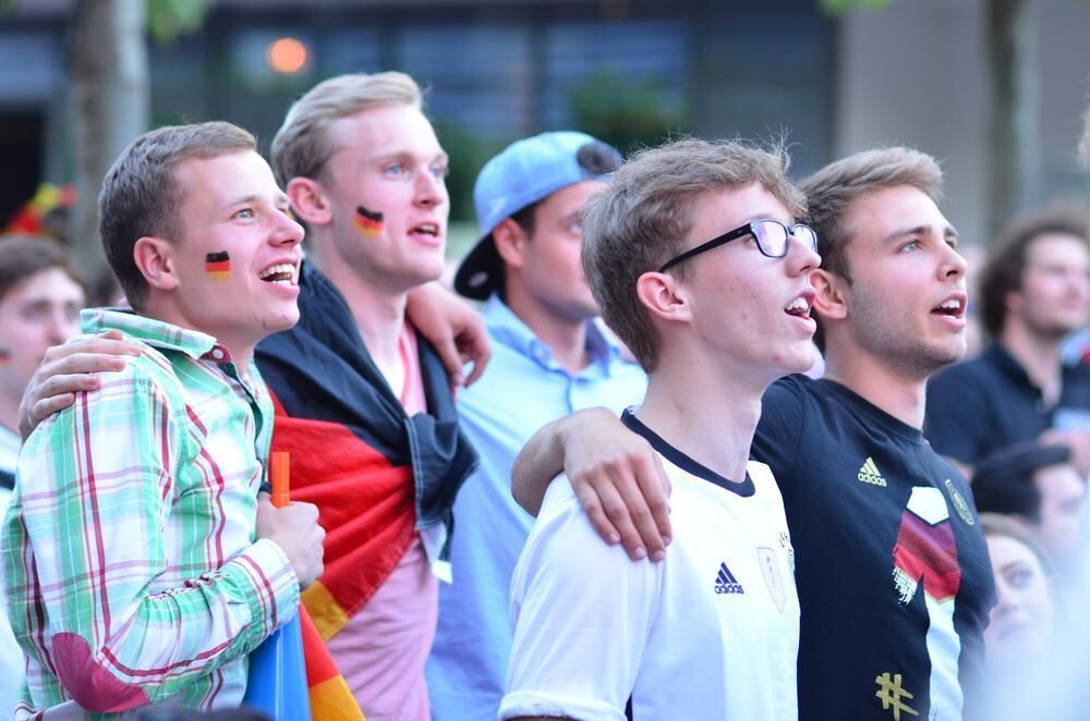 EM 2016 Deutschland - Frankreich Public Viewing in Reutlingen