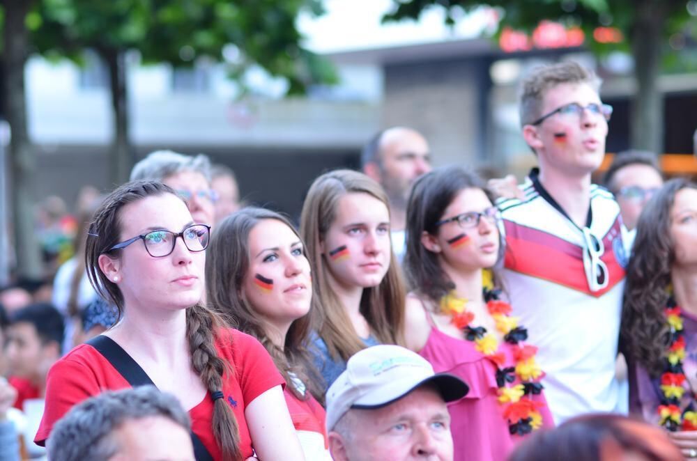EM 2016 Deutschland - Frankreich Public Viewing in Reutlingen