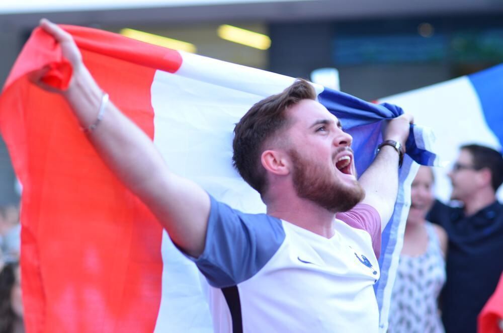 EM 2016 Deutschland - Frankreich Public Viewing in Reutlingen