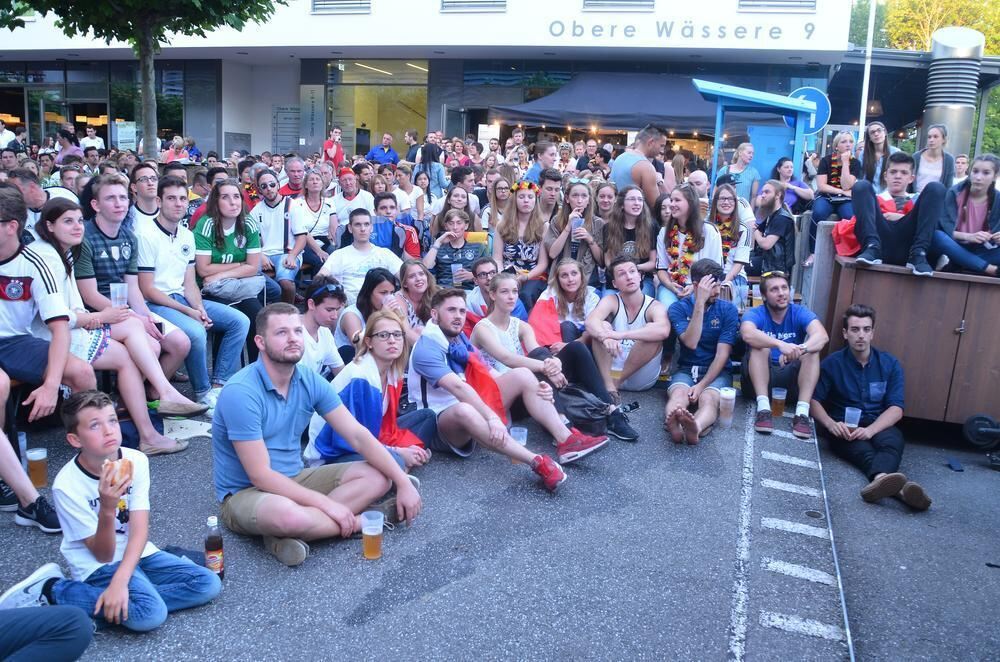 EM 2016 Deutschland - Frankreich Public Viewing in Reutlingen