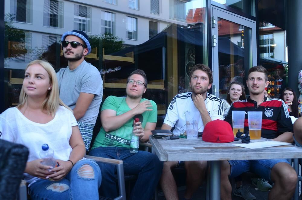 EM 2016 Deutschland - Frankreich Public Viewing in Reutlingen