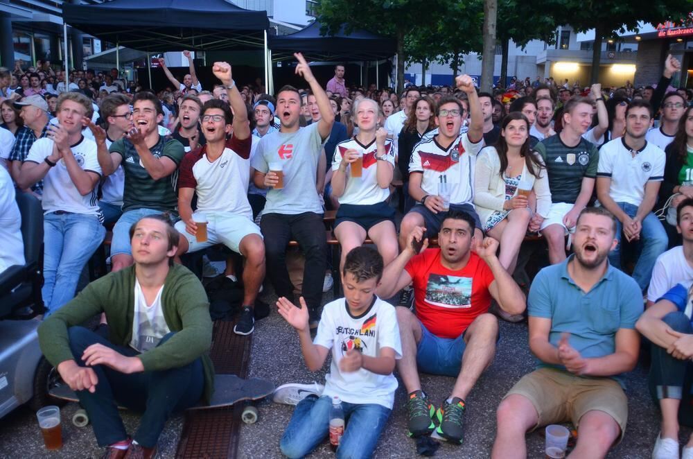 EM 2016 Deutschland - Frankreich Public Viewing in Reutlingen