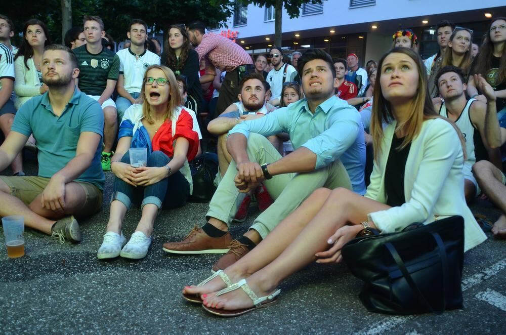 EM 2016 Deutschland - Frankreich Public Viewing in Reutlingen