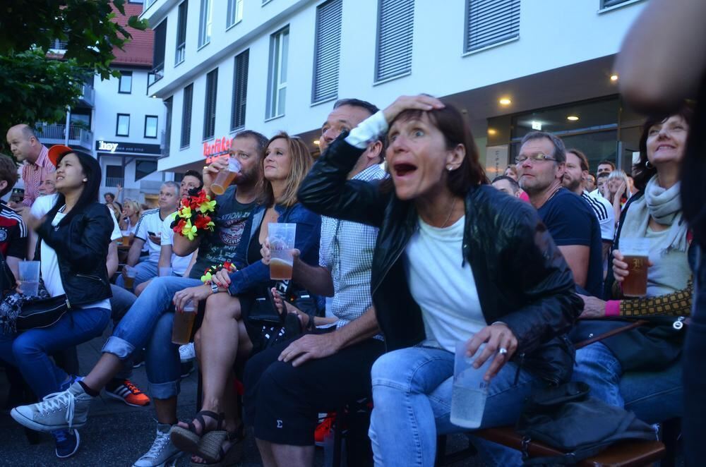 EM 2016 Deutschland - Frankreich Public Viewing in Reutlingen