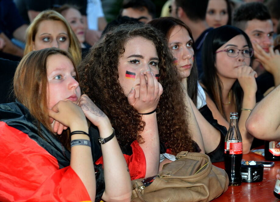 EM 2016 Deutschland - Frankreich Public Viewing in Reutlingen