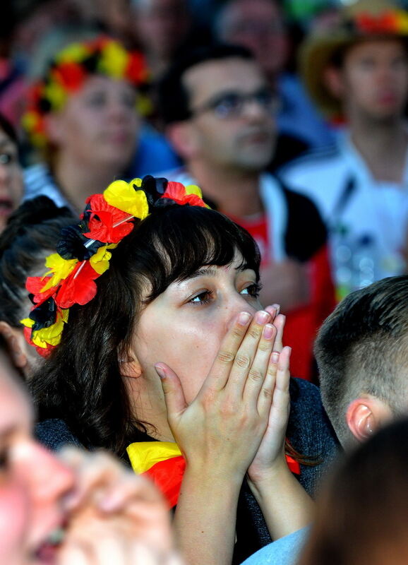 EM 2016 Deutschland - Frankreich Public Viewing in Reutlingen