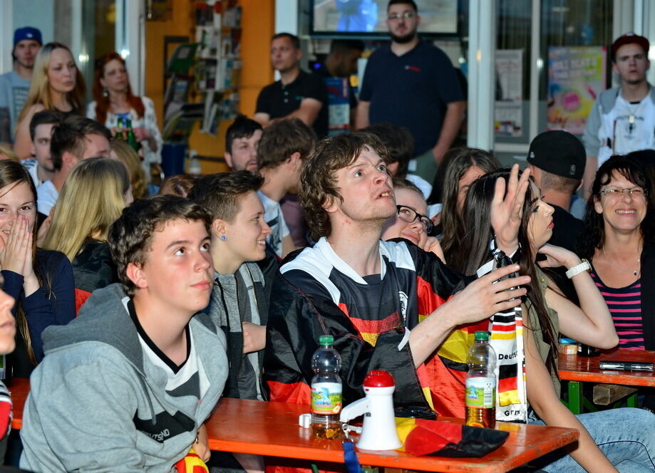 EM 2016 Deutschland - Frankreich Public Viewing in Reutlingen