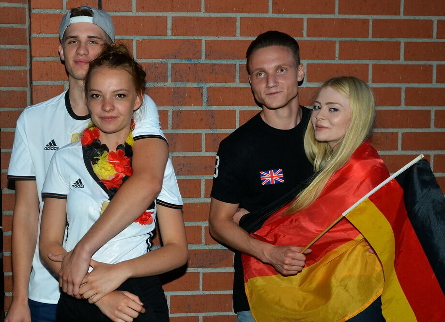 EM 2016 Deutschland - Frankreich Public Viewing in Reutlingen