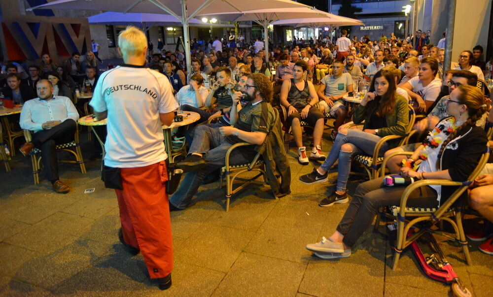EM 2016 Deutschland - Frankreich Public Viewing in Reutlingen