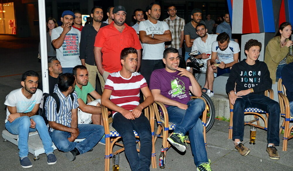 EM 2016 Deutschland - Frankreich Public Viewing in Reutlingen
