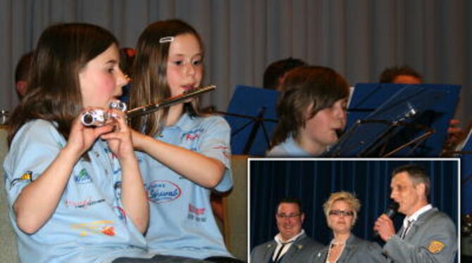 Junge Kräfte wirken bei der Blasmusik des TSV Sondelfingen - an den Instrumenten wie auch im neuen Abteilungsleitungsteam. Letzt