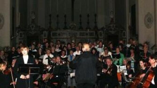 Probe in San Frediano in Cestello: Der Philharmonia-Chor Reutlingen musiziert mit dem Ebinger Kammerorchester unter der Leitung