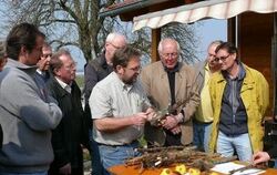Weiterbildung auf dem Vereinsgelände des Obst- und Gartenbauvereins in Metzingen: Fachwarte im Obst- und Gartenbau aus dem ganze
