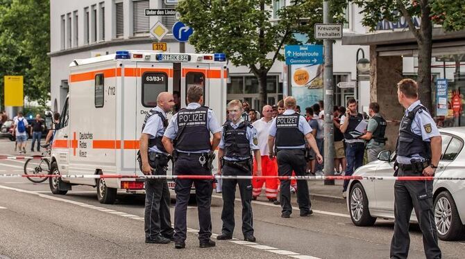 Mann mit Machete tötet in Reutlingen Frau