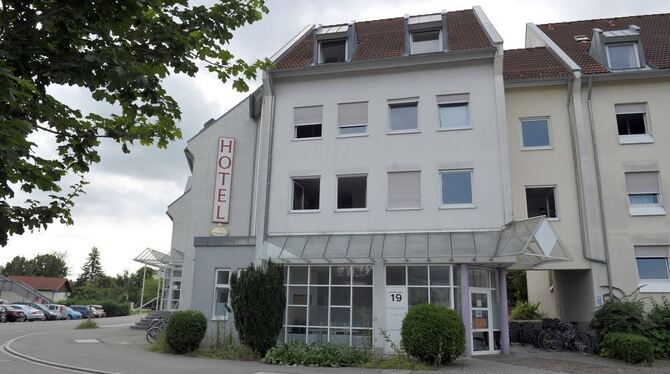 Die Flüchtlingsunterkunft in Herbrechtingen (Kreis Heidenheim), aufgenommen am 28.07.2016. Weil ein Asylsuchender mit Kontakten