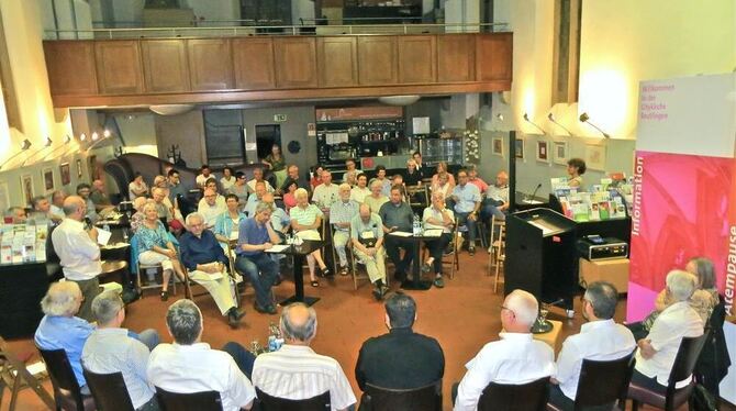 Um »ökumenische Perspektiven« ging’s in der Citykirche. FOTO: SIMON Um »ökumenische Perspektiven« ging’s in der Citykirche. FOTO: SIMON