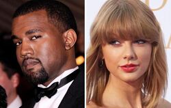 Rapper Kanye West (Archivfoto von 2011) und Sängerin Taylor Swift (Archivfoto von 2014) mögen sich nicht besonders. Fotos: Ge