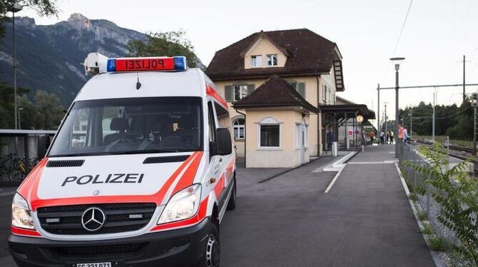 Bei St. Gallen hat ein 27-Jähriger Zugpassagiere in einem Zug teils schwer verletzt. Foto: Gian Ehrenzeller