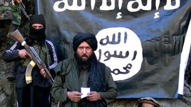 Hafis Sajed Said (M), der Anführer des IS in Afghanistan, ist bei einem US-Luftangriff getötet worden. Foto: TTP/epa/Archiv