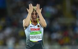 Speerwerferin Christina Obergföll erlebt keinen krönenden Abschluss. FOTO: DPA
