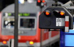 Warnstreik bei der Bahn: Reisende müssen heute mit  Zugausfällen und Verspätungen rechnen. FOTO: DPA