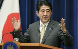 Japans Ministerpräsident Shinzo Abe reagierte empört. Foto: Kimimasa Mayama/Archiv