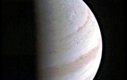 Kein anderes Raumfahrzeug kam dem Jupiter bisher so nahe wie die Nasa-Sonde «Juno». Foto: Nasa/JPL-Caltech/Swri/Msss